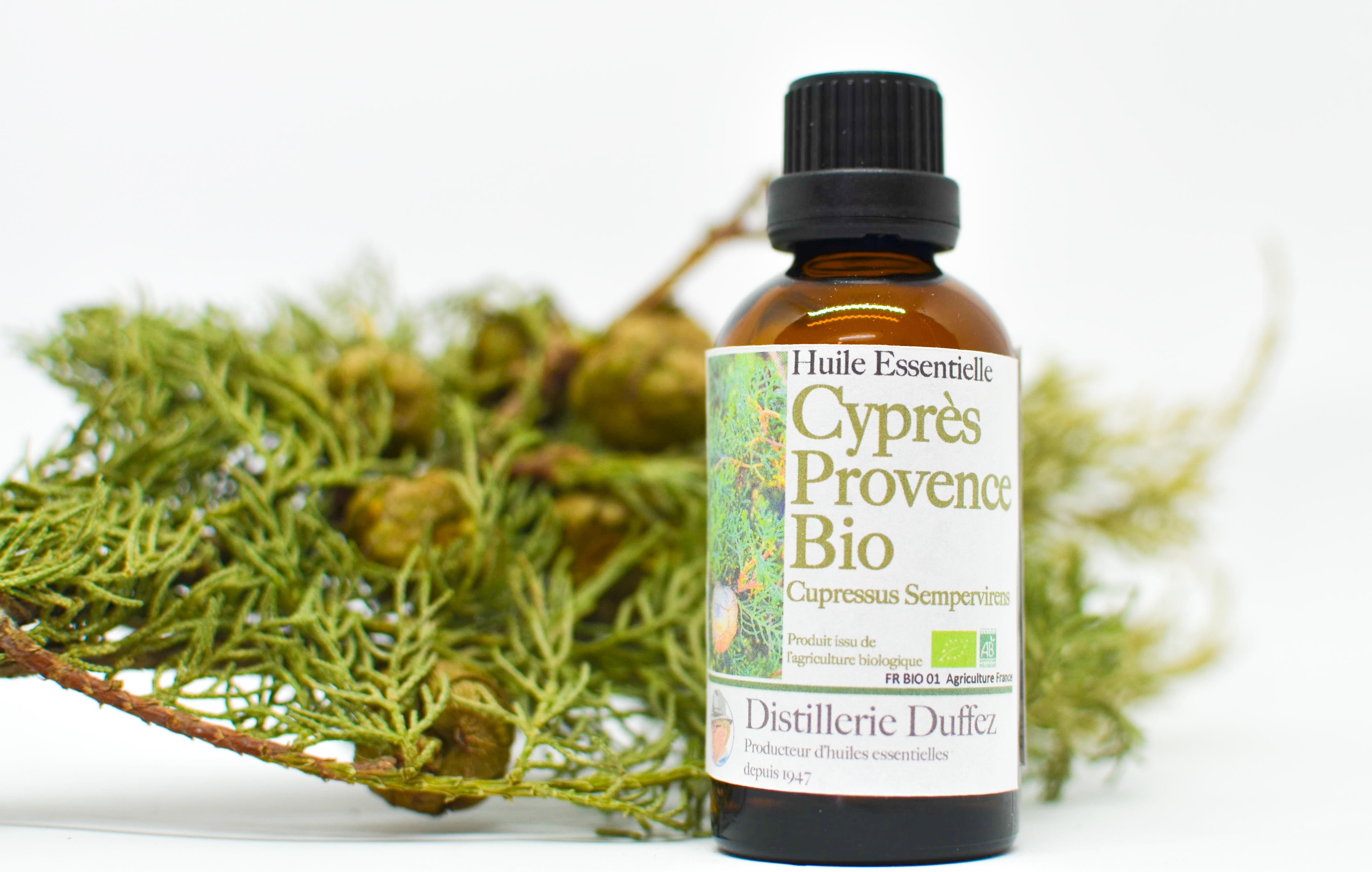 Huile Essentielle de Cyprès Provence Bio - Distillerie Duffez